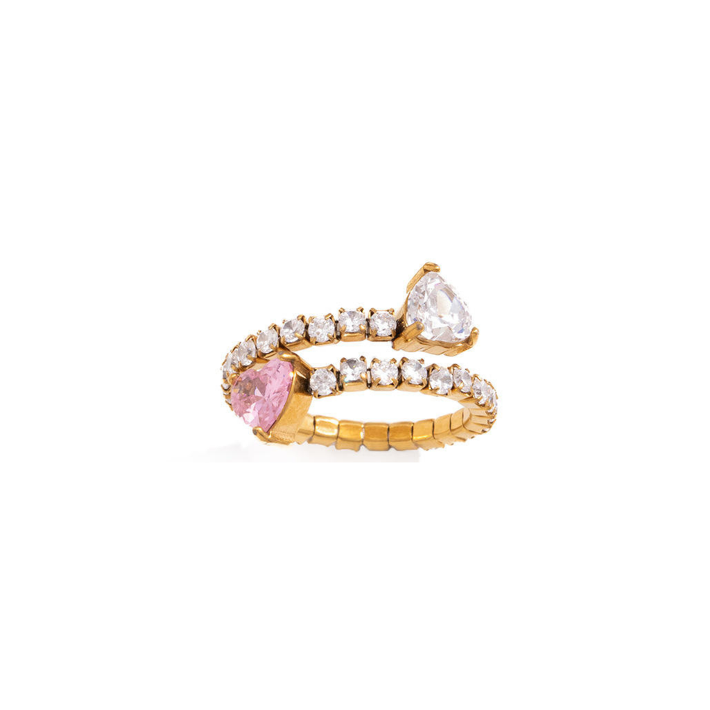 Lunara Spiral Zircon Ring