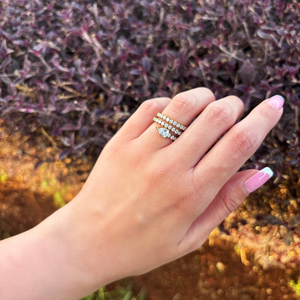 Lunara Spiral Zircon Ring