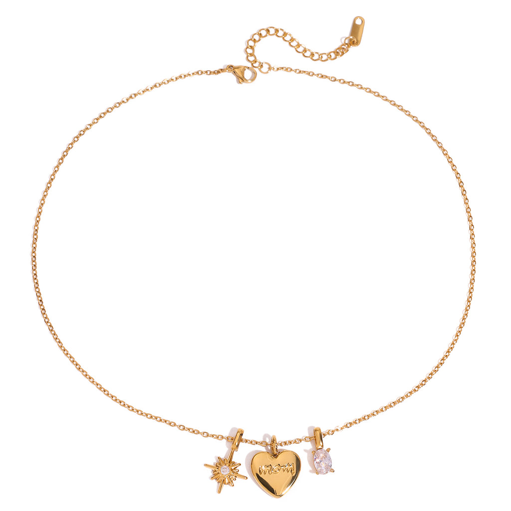 Amoura Mom Charm Necklace