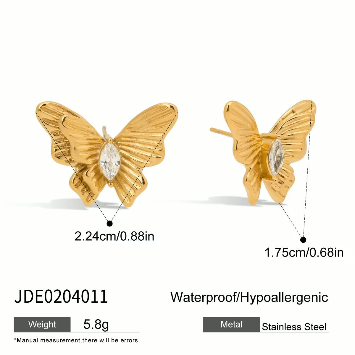 Aria Butterfly Earrings
