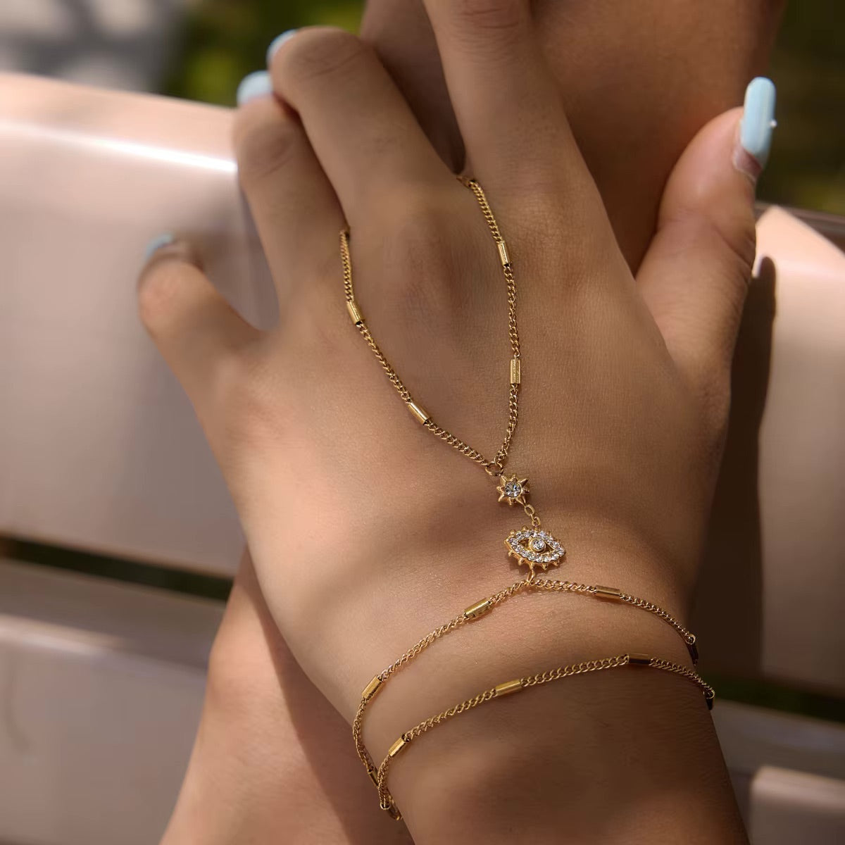 Elysia Hand Chain Bracelet