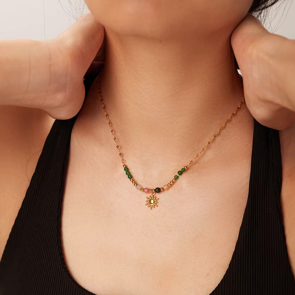 Solara Sunstone Necklace