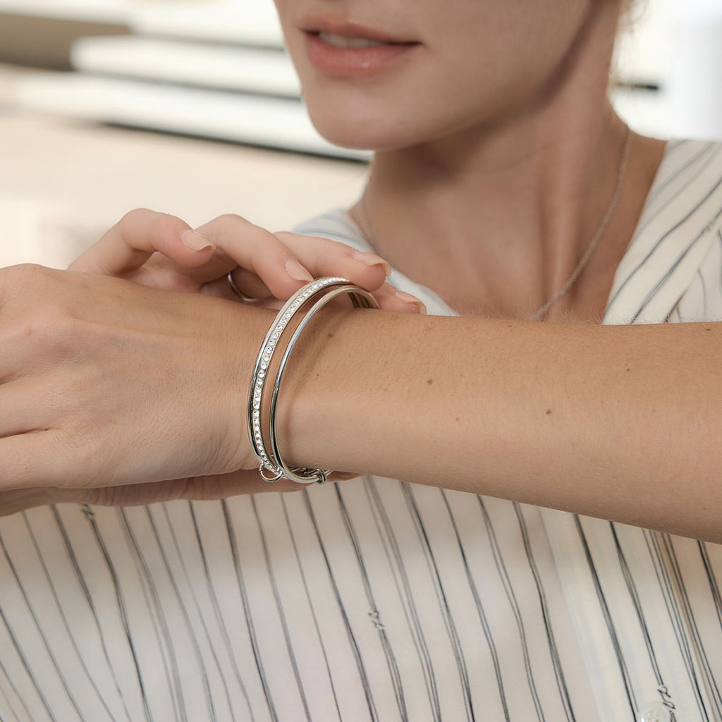 Veloura Bangle – Silver