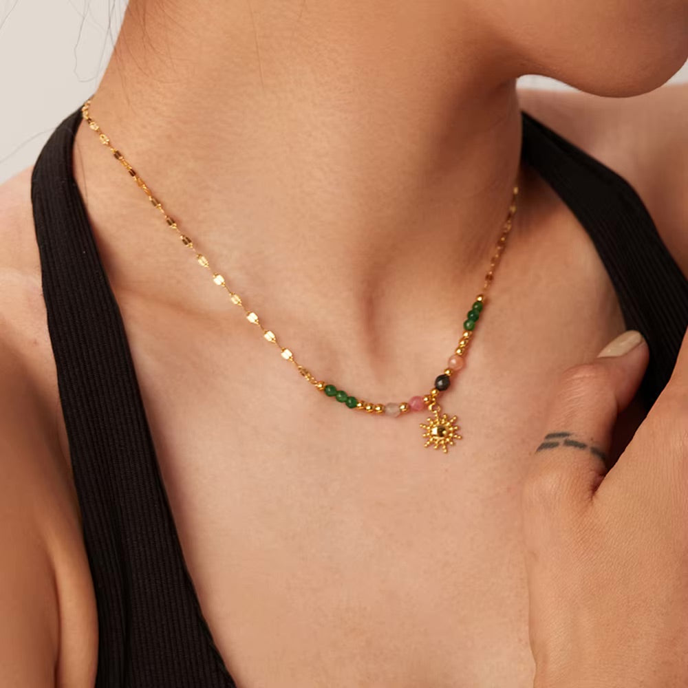 Solara Sunstone Necklace