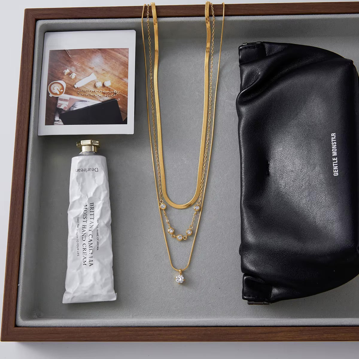 Lunelle Layered Zircon Necklace