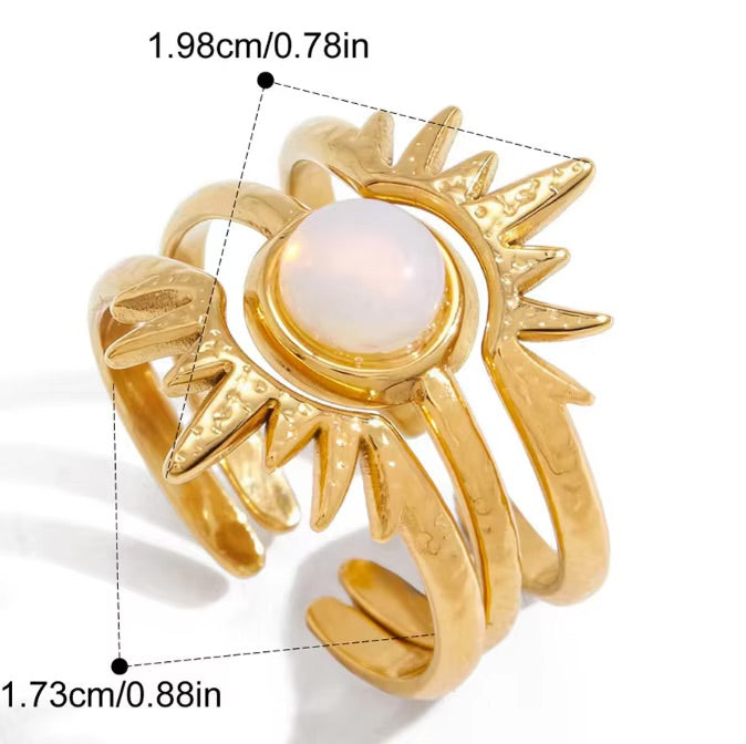 Solara Opal Ring