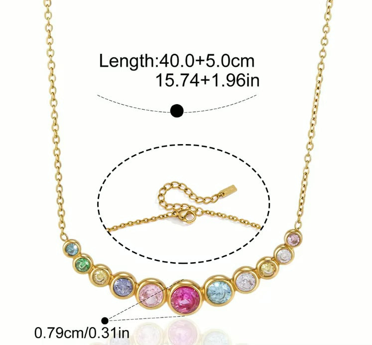 Lunessa Multi-Stone Necklace