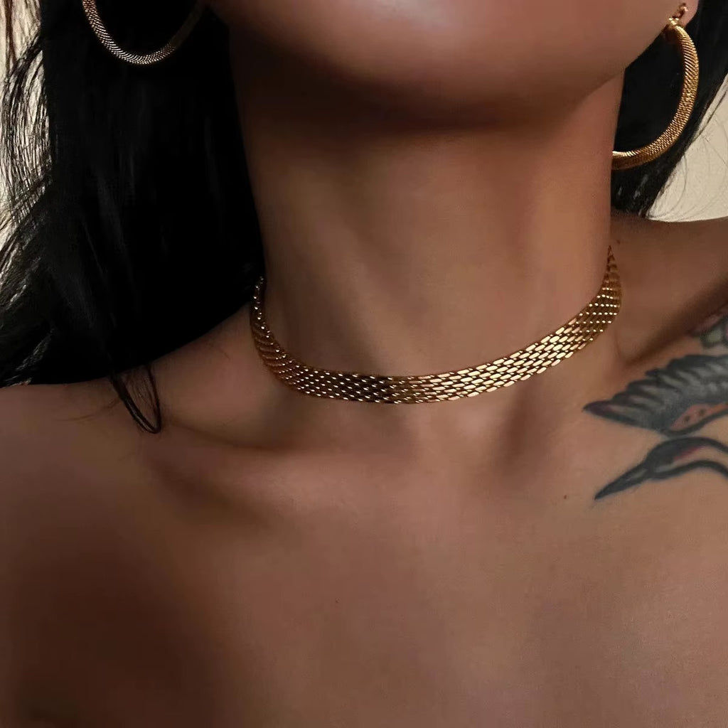 Selinne Mesh Choker Necklace
