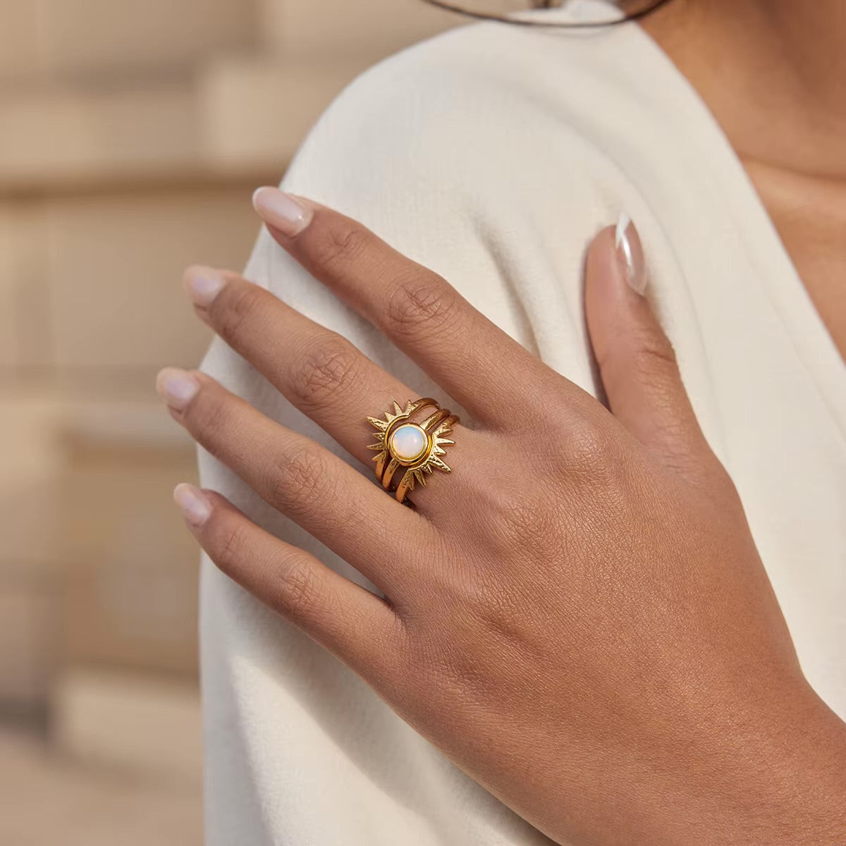 Solara Opal Ring
