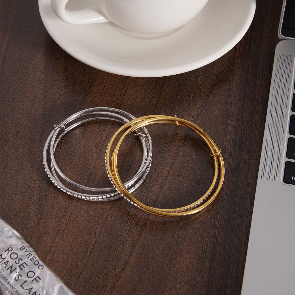 Veloura Bangle – Silver