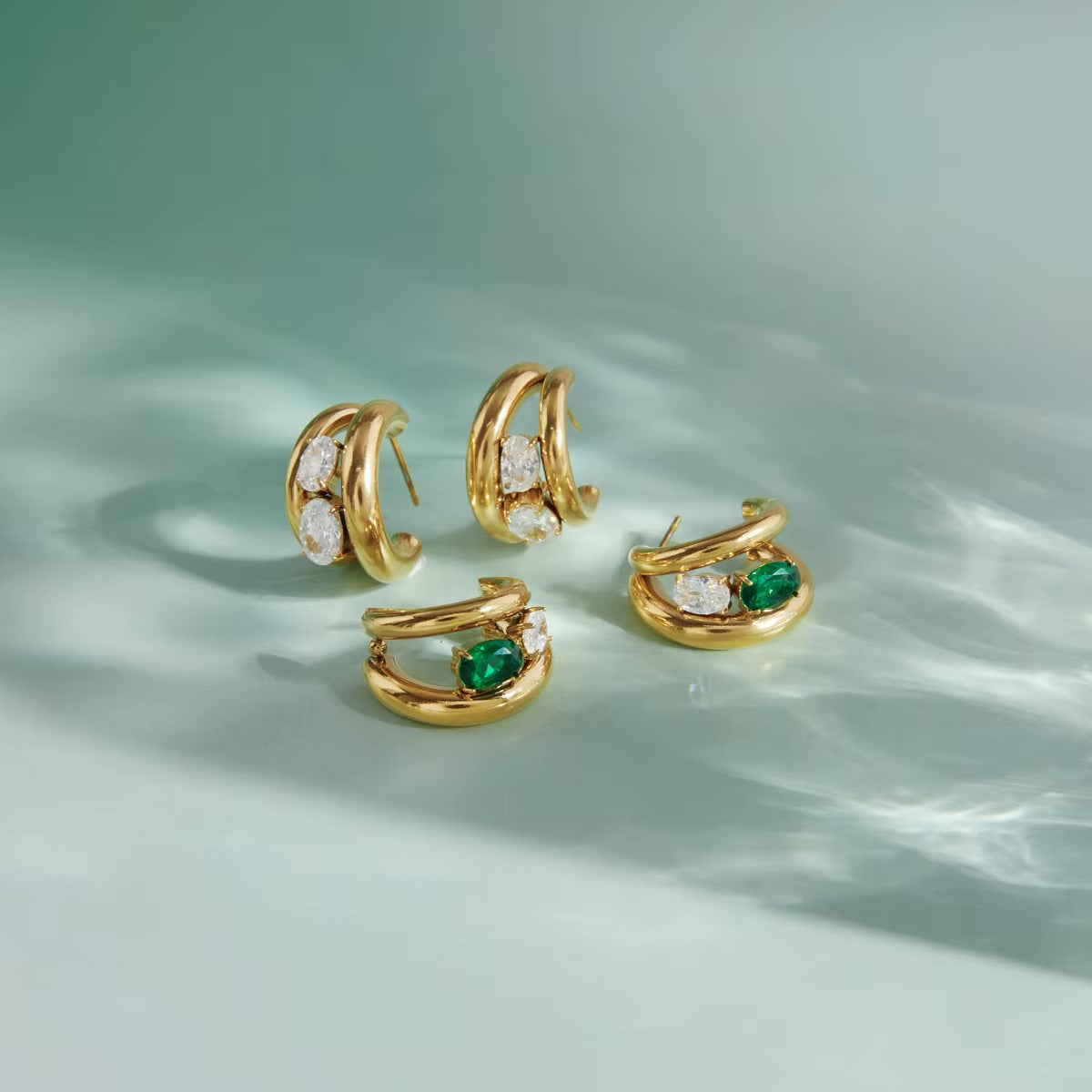 Emerald Aurelia Earrings