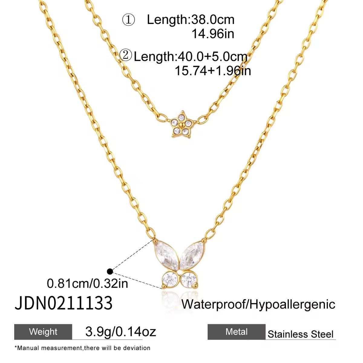 Aria Butterfly Necklace