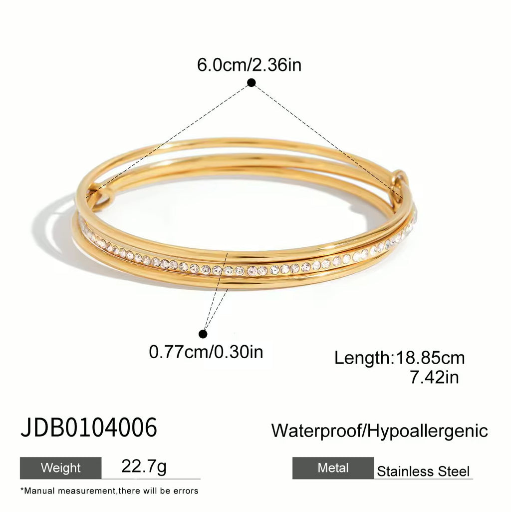 Veloura Bangle – Silver
