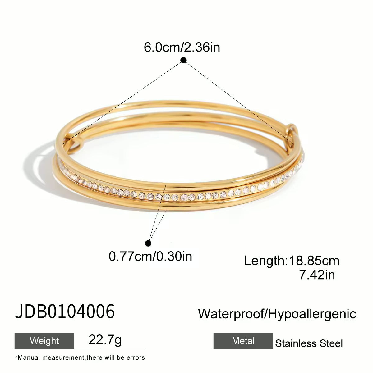 Veloura Bangle – Silver