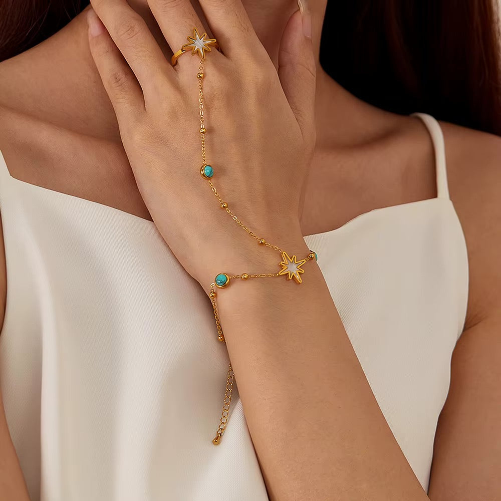 Asterelle Hand Chain Bracelet