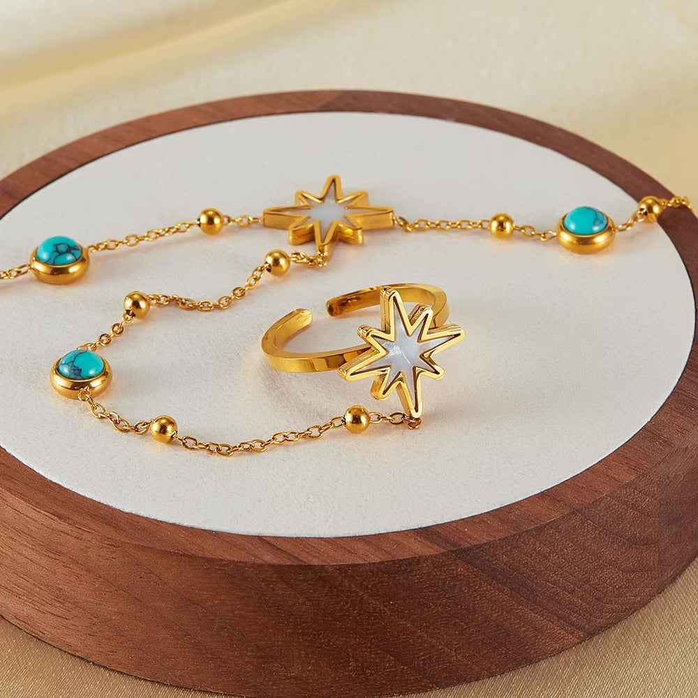 Asterelle Hand Chain Bracelet