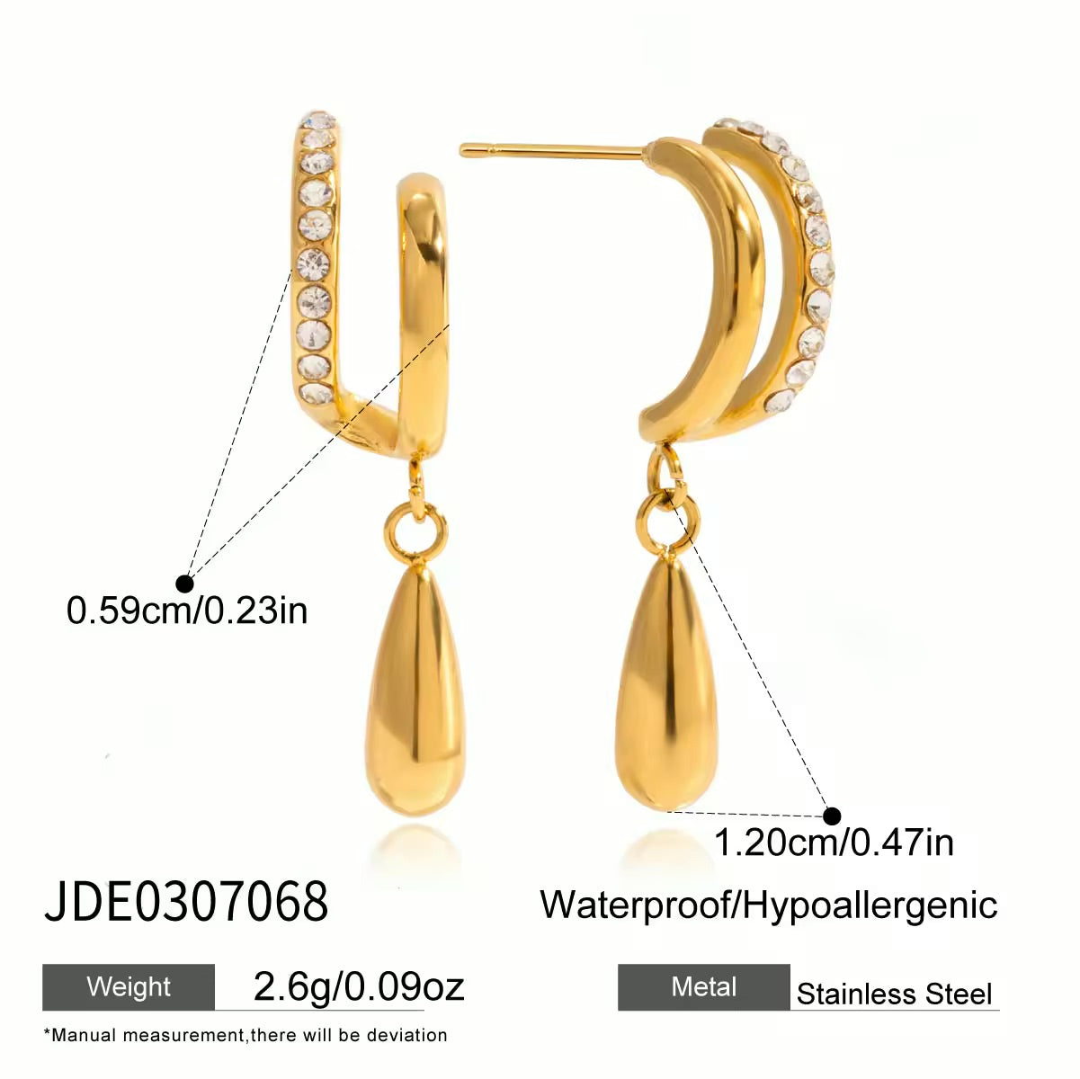 Mirelle Teardrop Earrings