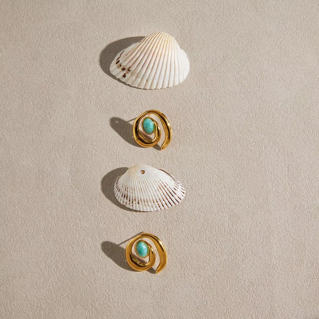 Azura Swirl Earrings