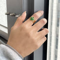 Floréa Ring Set – Emerald