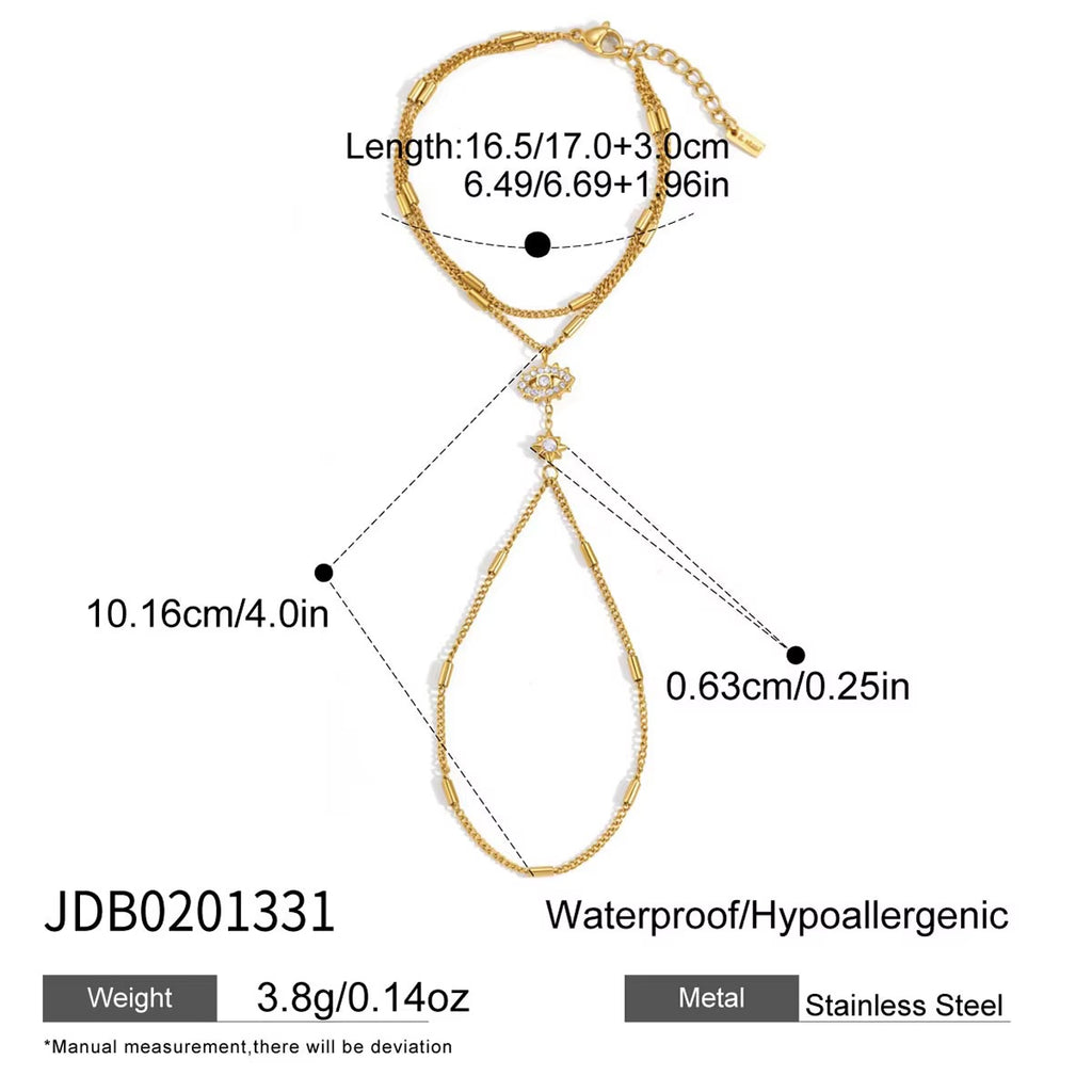 Elysia Hand Chain Bracelet