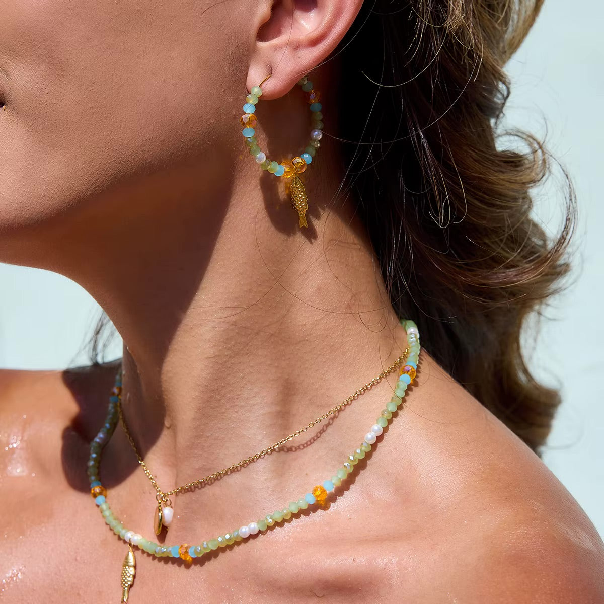 Solmira Necklace And Earrings Set