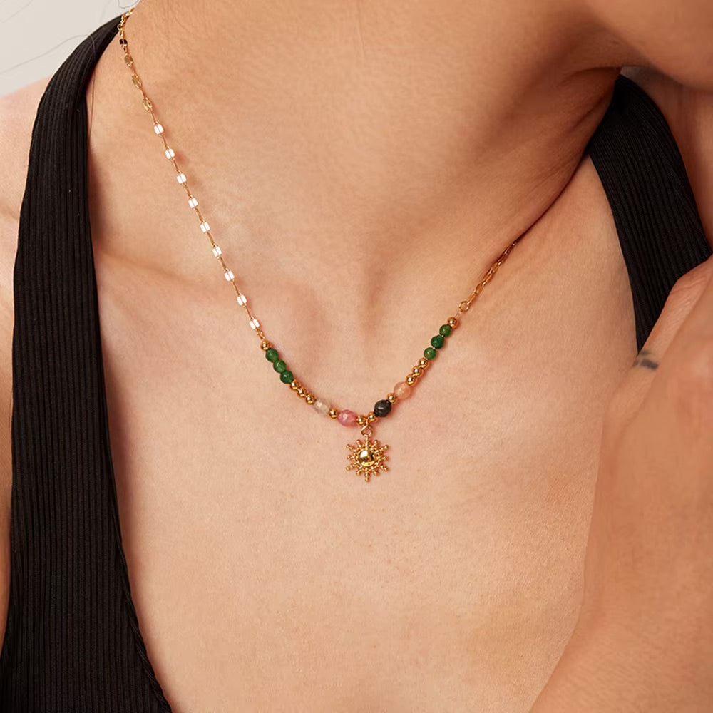 Solara Sunstone Necklace