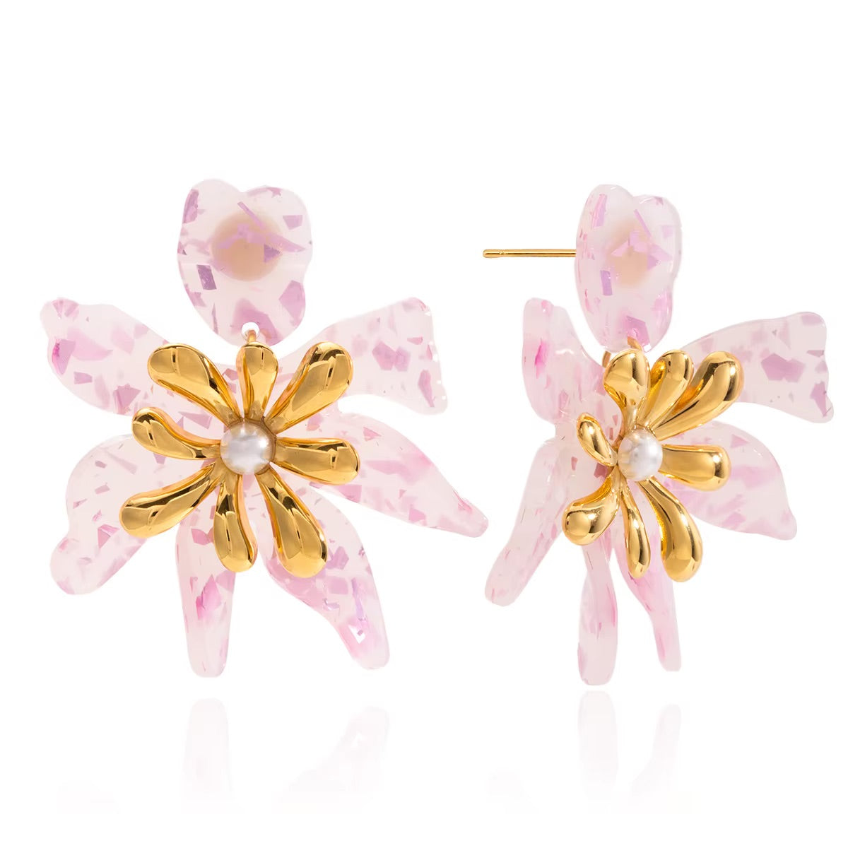 Roselle Bloom Earrings