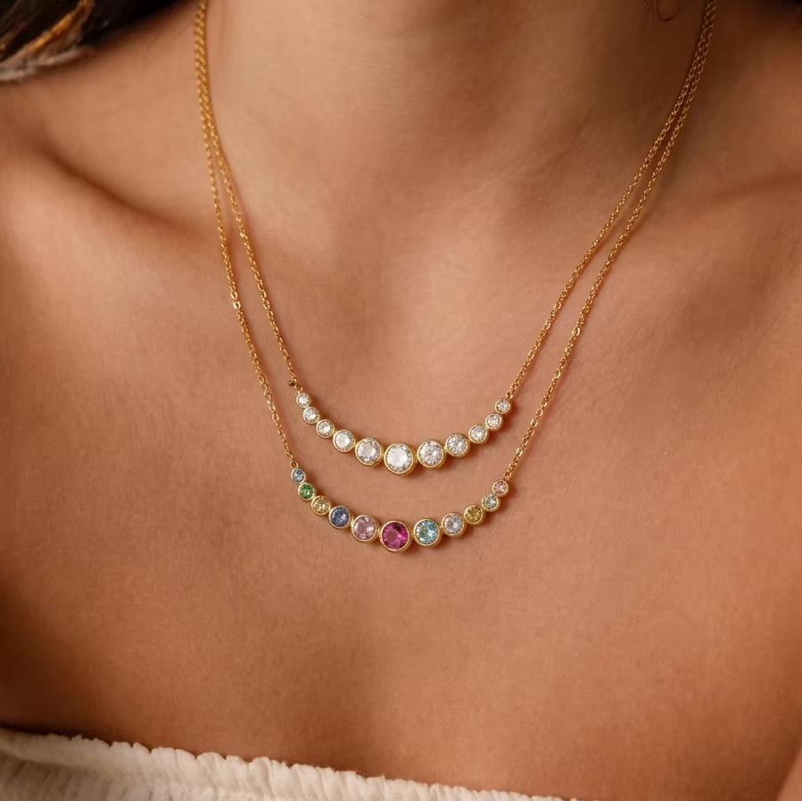 Lunessa Multi-Stone Necklace