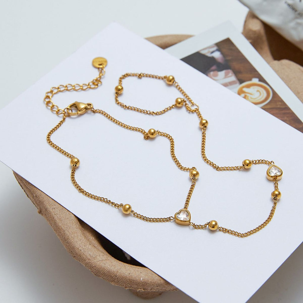 Serenelle Heart Hand Chain Bracelet