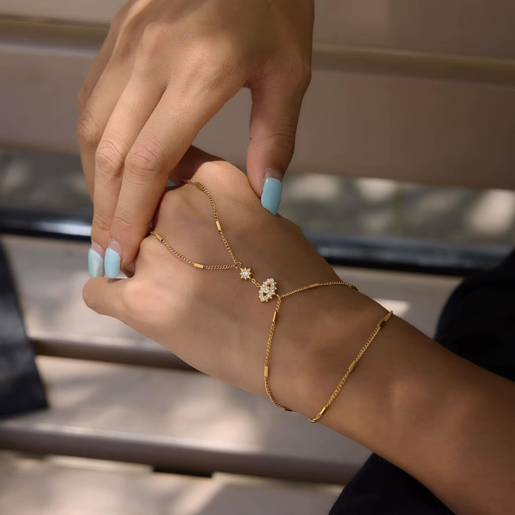 Elysia Hand Chain Bracelet