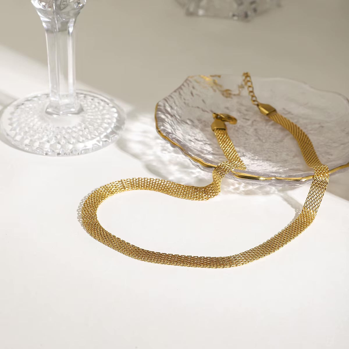 Selinne Mesh Choker Necklace