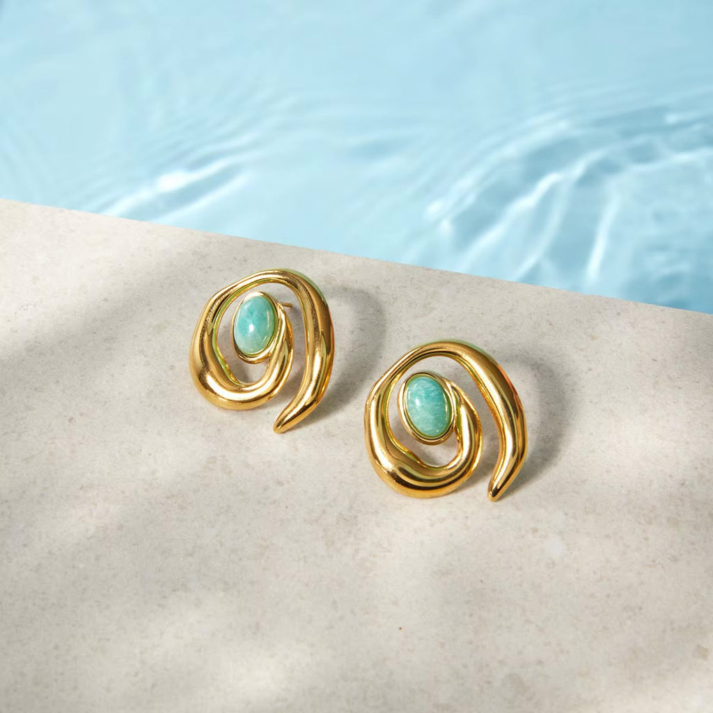 Azura Swirl Earrings