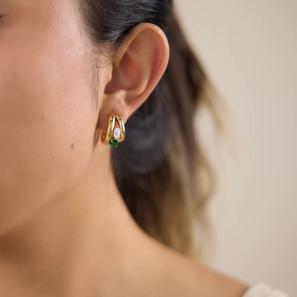 Emerald Aurelia Earrings