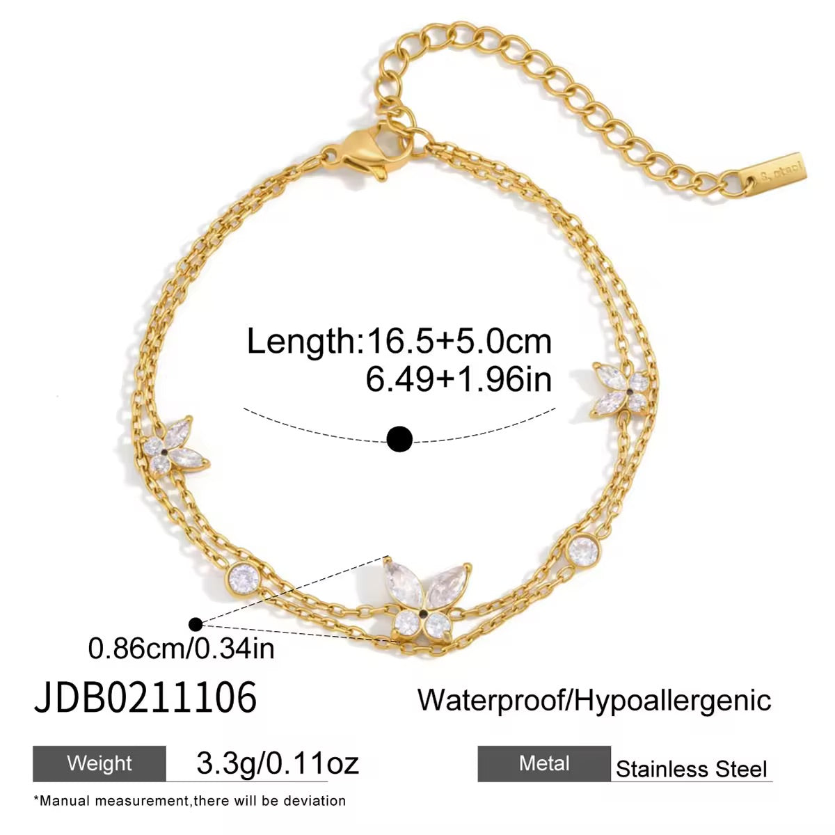 Aria Butterfly Bracelet