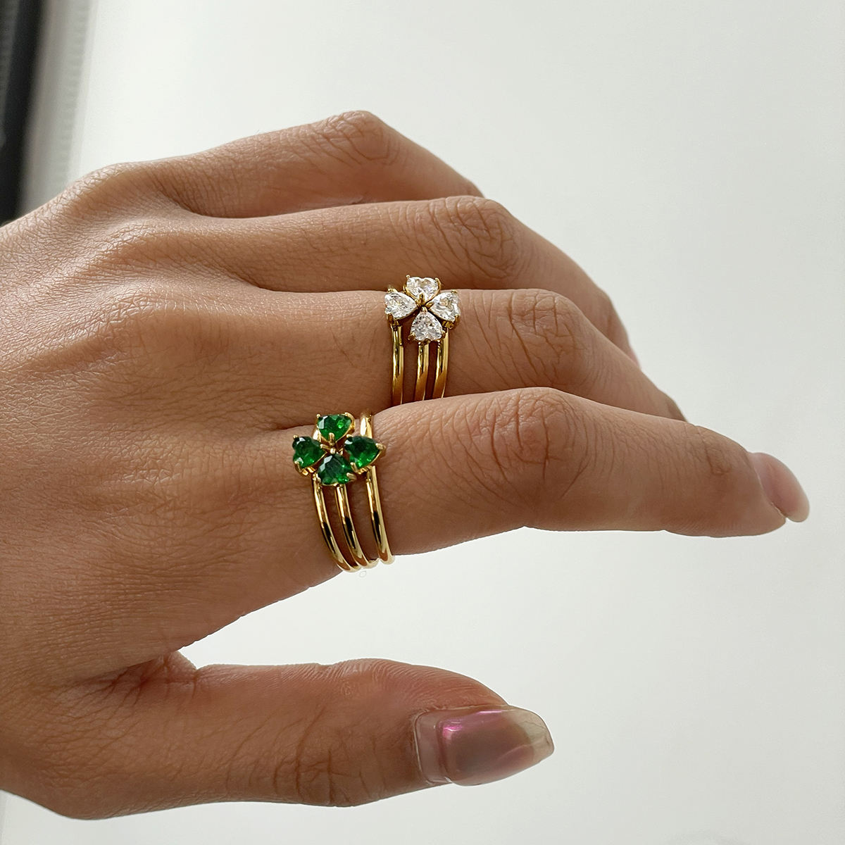 Floréa Ring Set – Crystal
