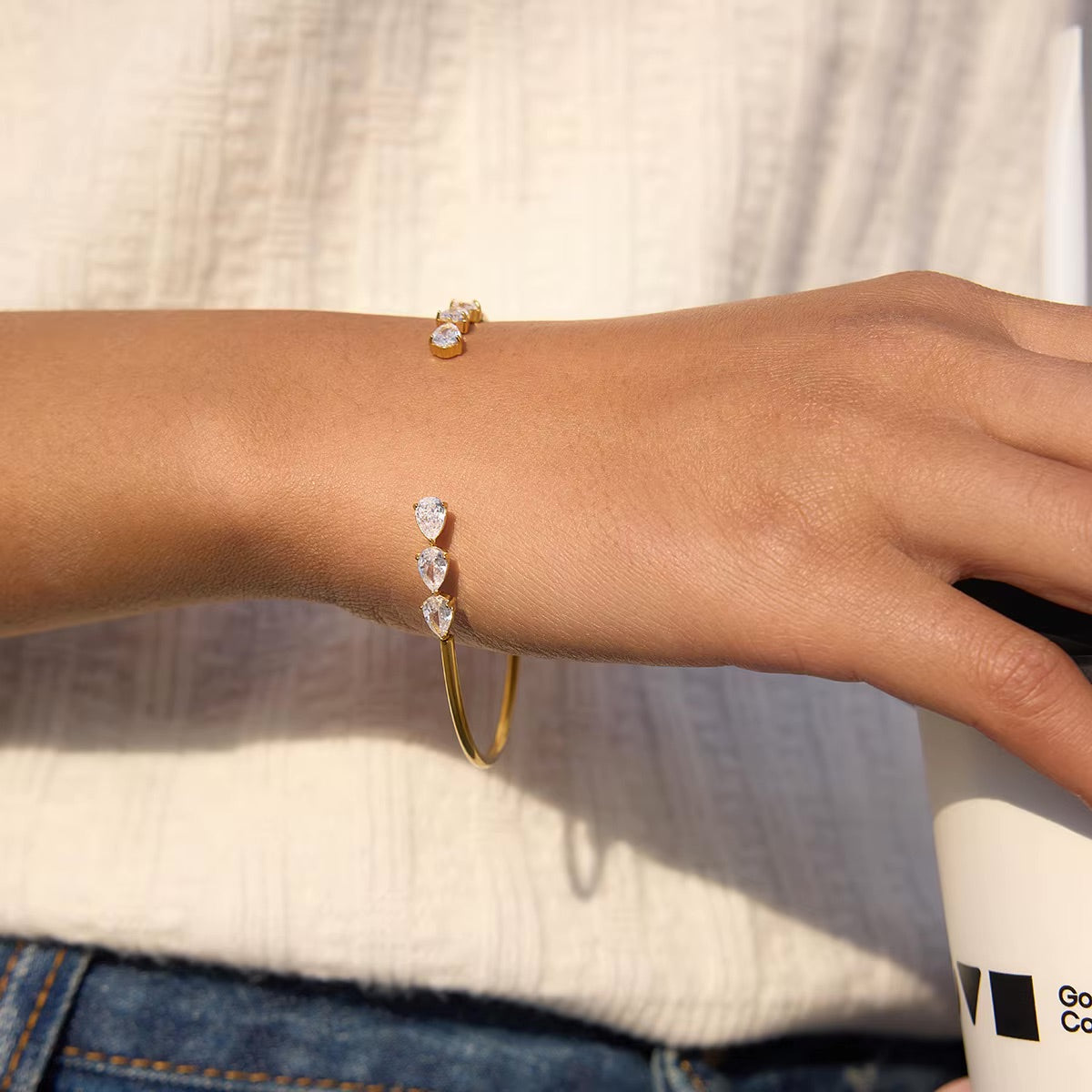 Elisse Waterdrop Necklace & Bracelet Set