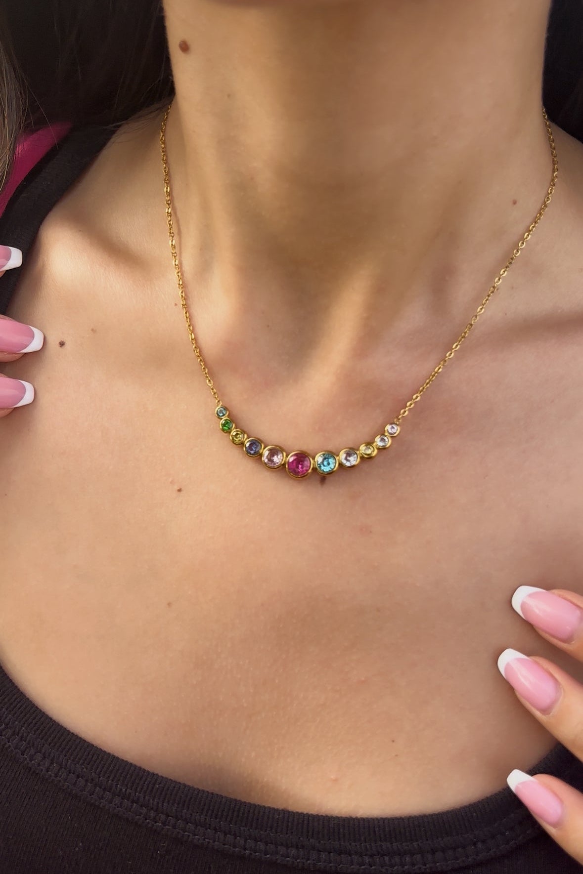 Lunessa Multi-Stone Necklace