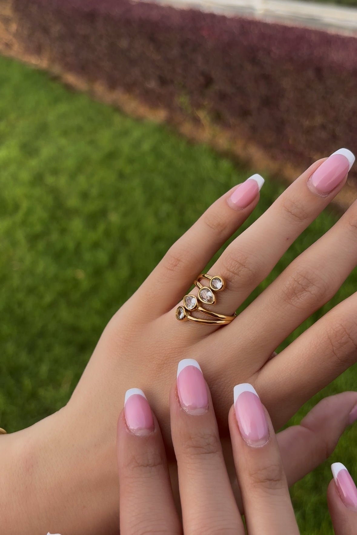 Calyra Teardrop Ring