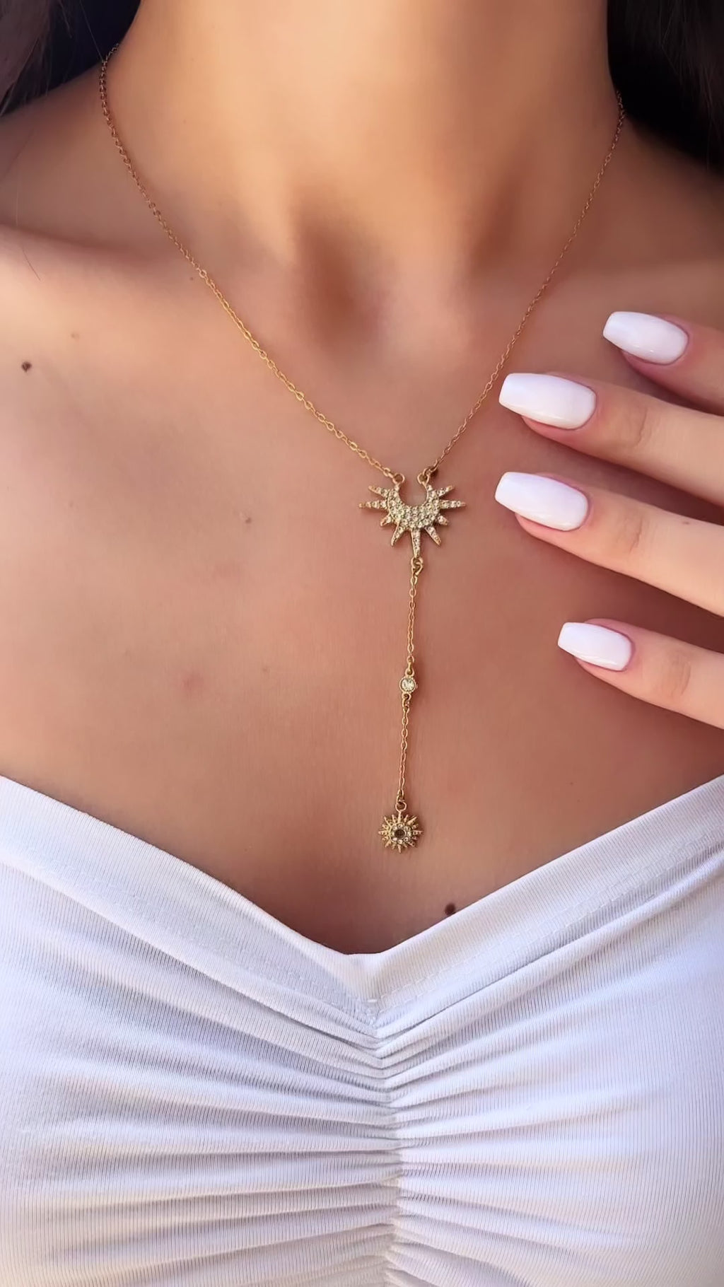 Soluné Lariat Necklace